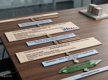 Vergabeverfahren Ablaufschema 3D lp